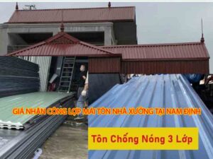 Don gia nhan cong lop mai ton nha xuong tai Nam Dinh 1