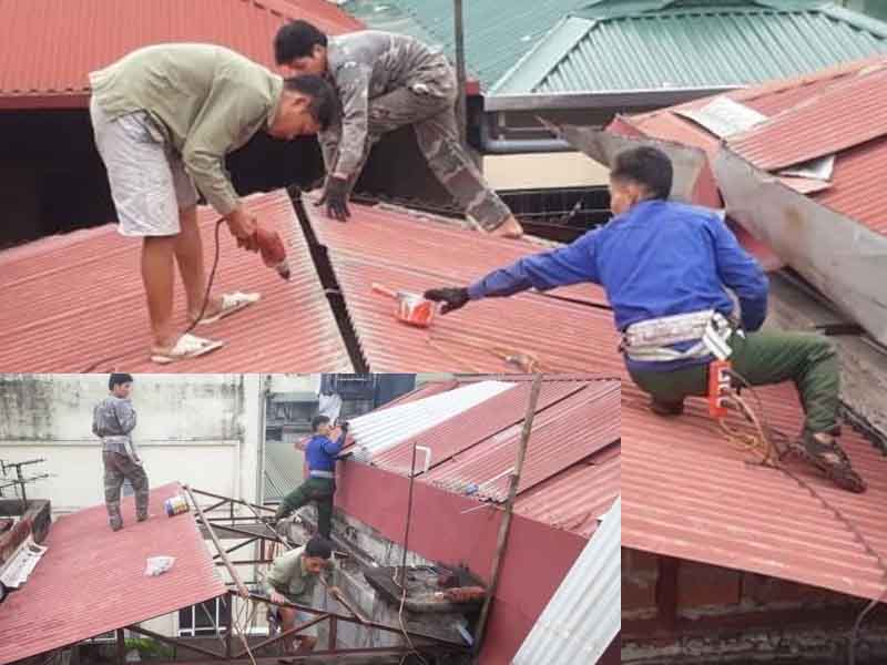 Thợ Cơ Khí Nam Định - Giải Pháp Tin Cậy Cho Mọi Công Trình Cơ Khí 11 Thợ thi công mái tôn tại Nam Định
