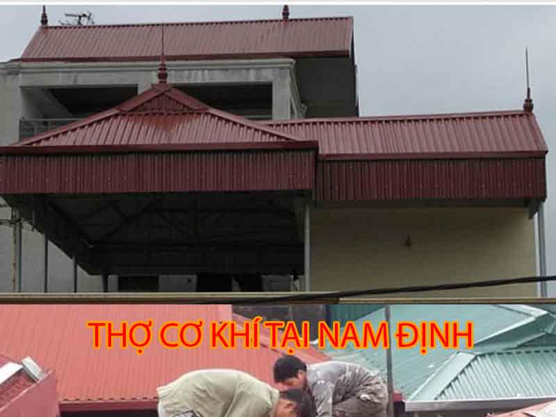 thợ thi công mái tôn Nam Định